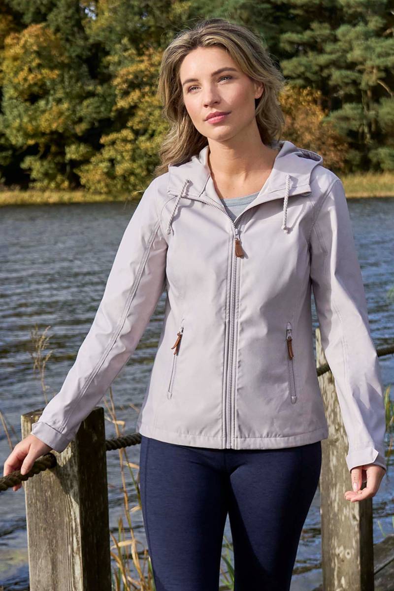 Iona Damen-Softshelljacke - Beige von Mountain Warehouse