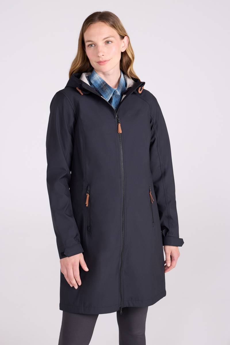 Iona Longline Damen-Softshelljacke - Schwarz von Mountain Warehouse