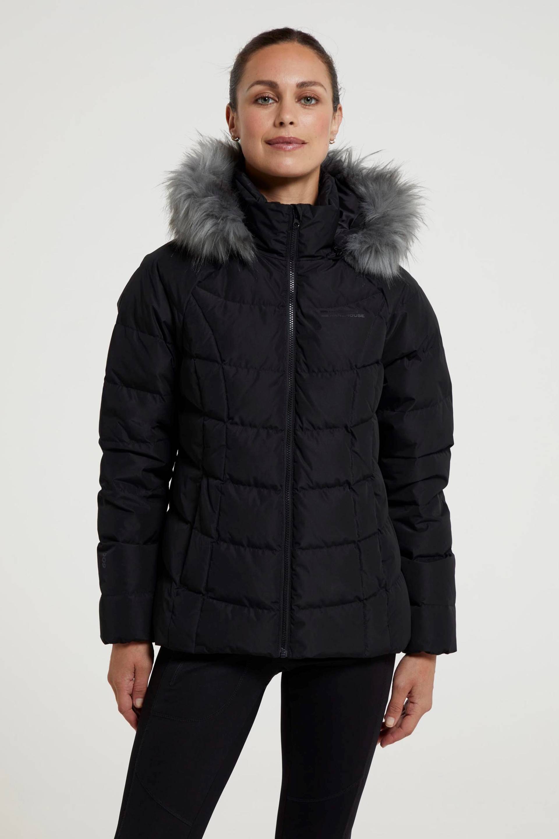 Isla Extreme Kurze Damen Daunenjacke - Schwarz von Mountain Warehouse