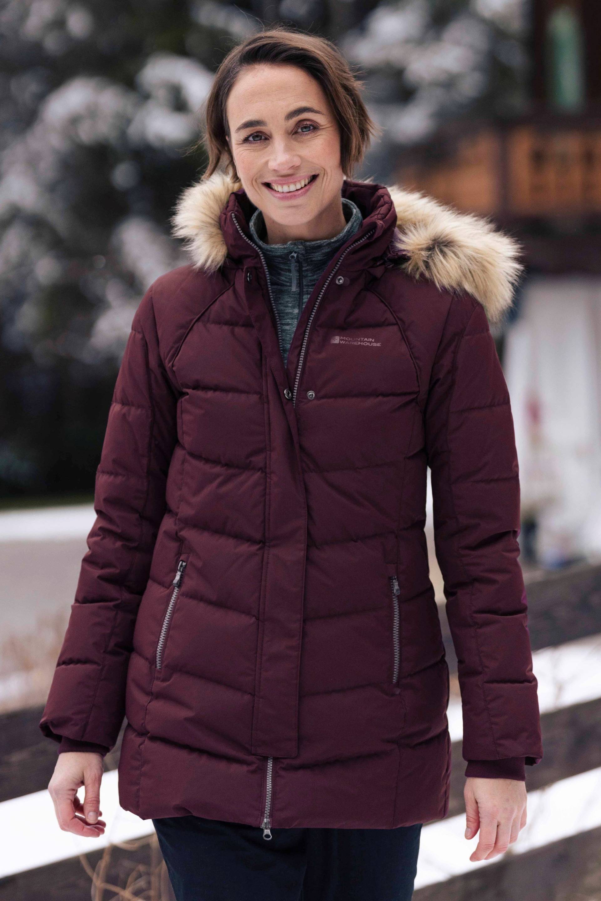 Isla II Damen-Daunenjacke - Violett von Mountain Warehouse