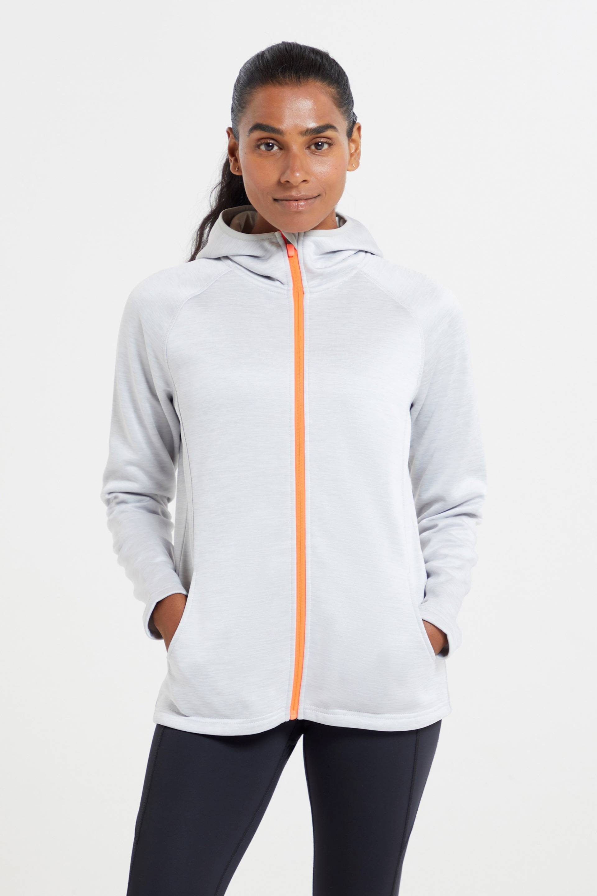 IsoCool Dynamic Chakra Damen-Hoodie - Grau von Mountain Warehouse