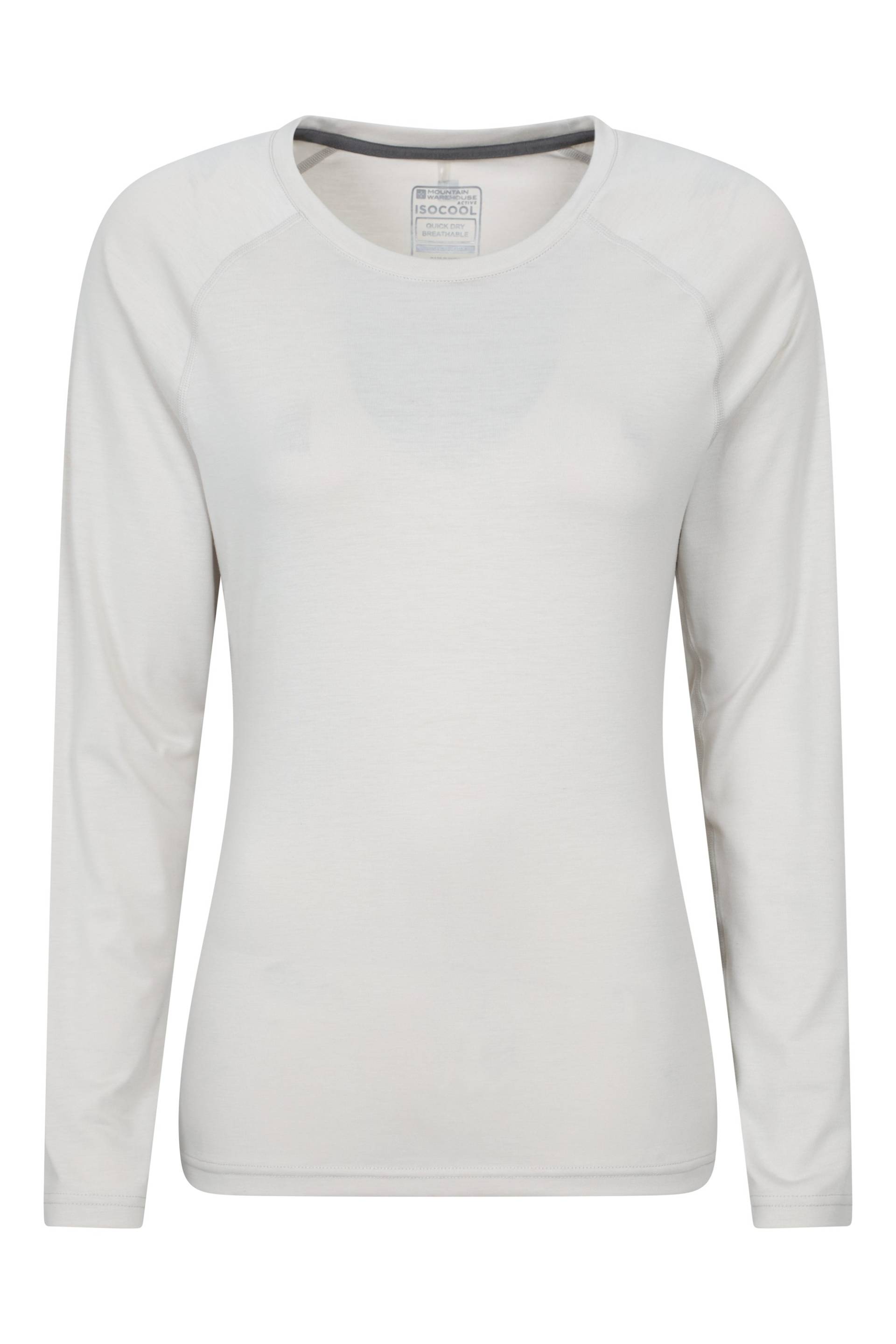 IsoCool Dynamic Damen Langarm-Shirt - Beige von Mountain Warehouse