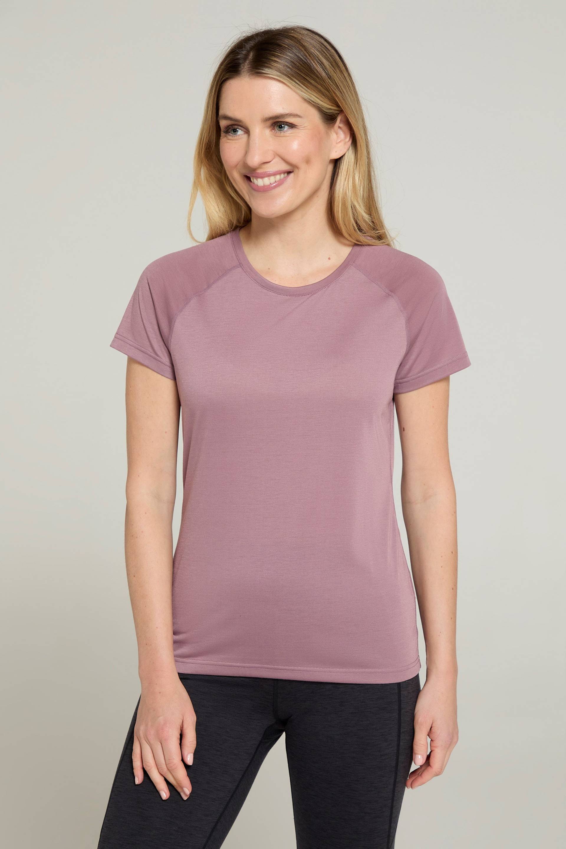 IsoCool Technical Damen T-Shirt - Lila von Mountain Warehouse