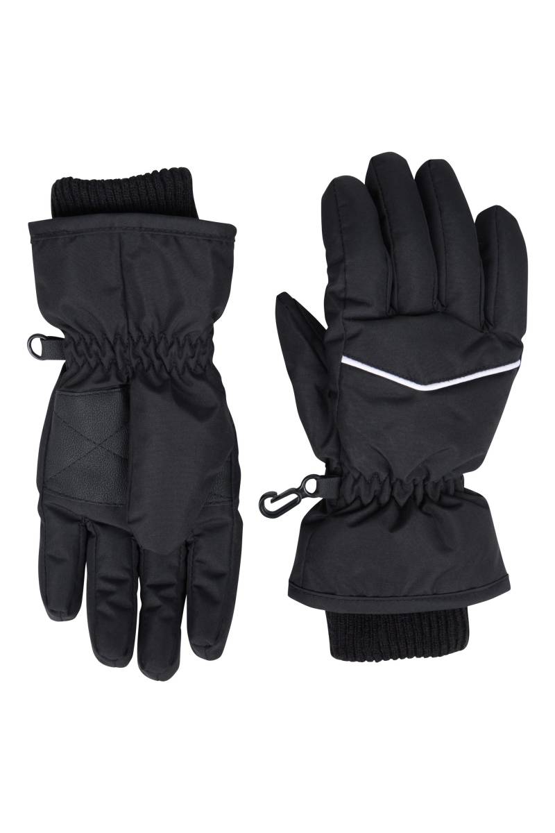Isotherm Kinder-Schneehandschuhe mit Fellfutter - Schwarz von Mountain Warehouse
