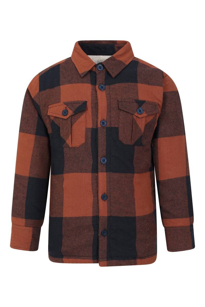 Jackson Borggefütterte Kinder-Hemdjacke - Orange von Animal