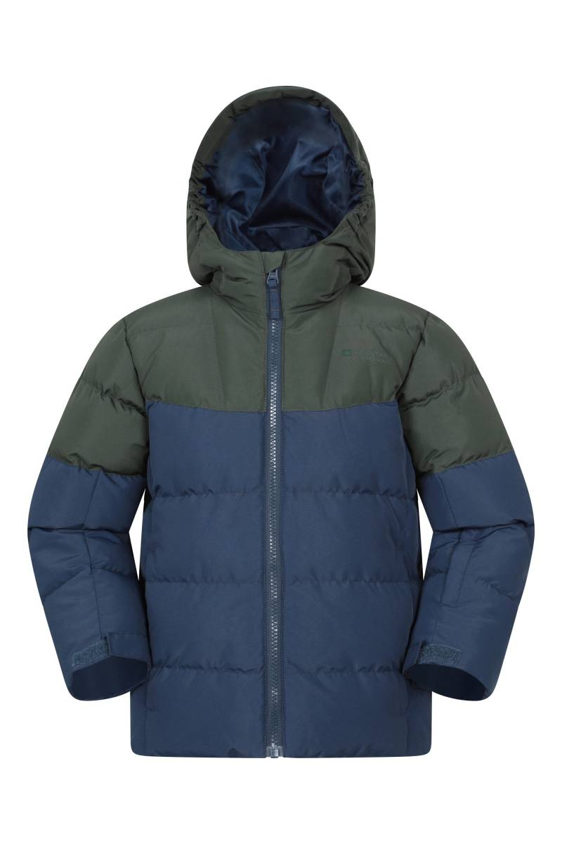 Jasper II Wasserabweisende Kinder-Skijacke - Khaki von Mountain Warehouse