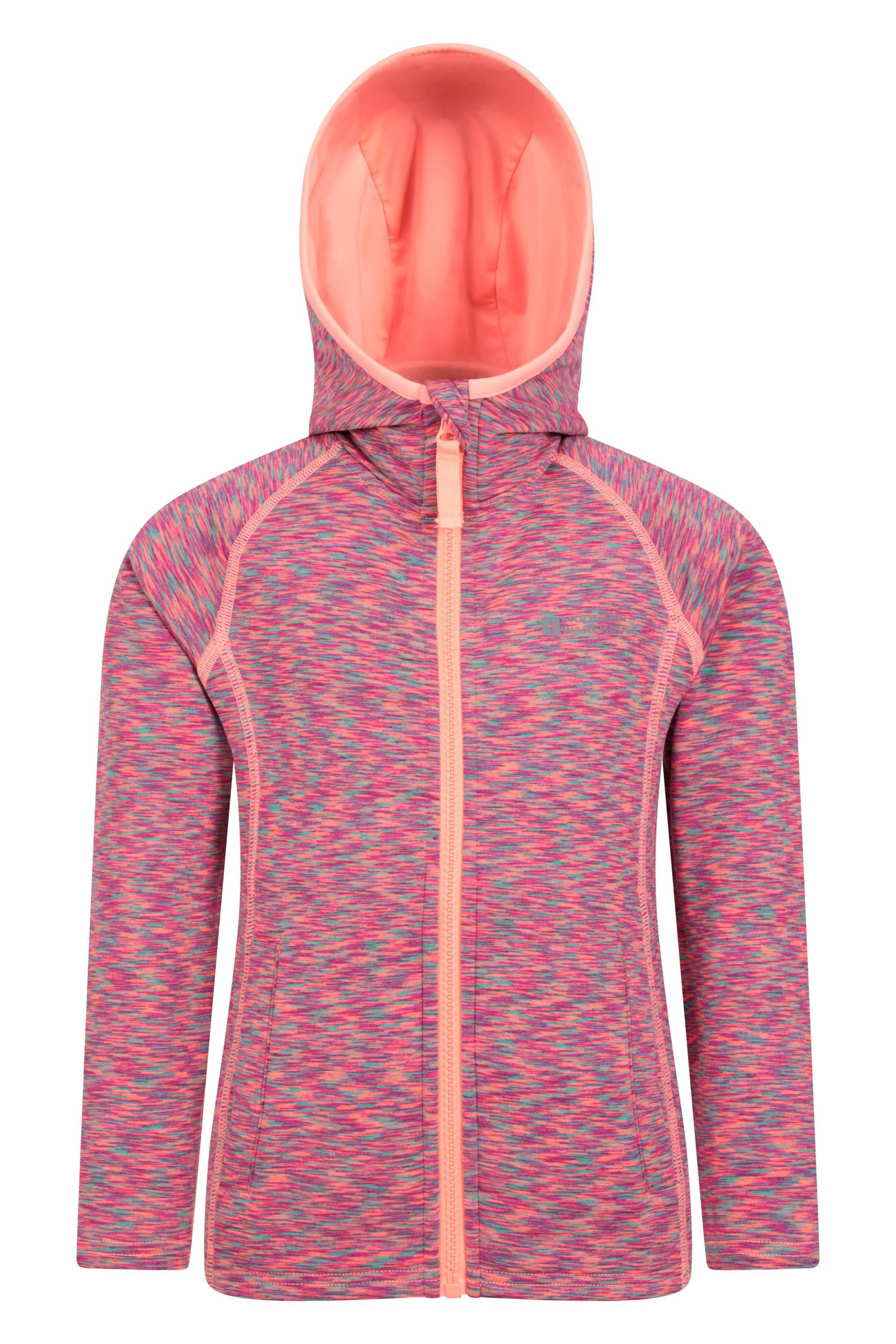 Kayleigh II Gestreifter Kinder-Hoodie - Orange von Mountain Warehouse