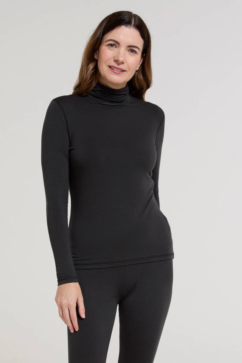 Keep The Heat IsoTherm Rollkragenpullover für Damen - Schwarz von Mountain Warehouse