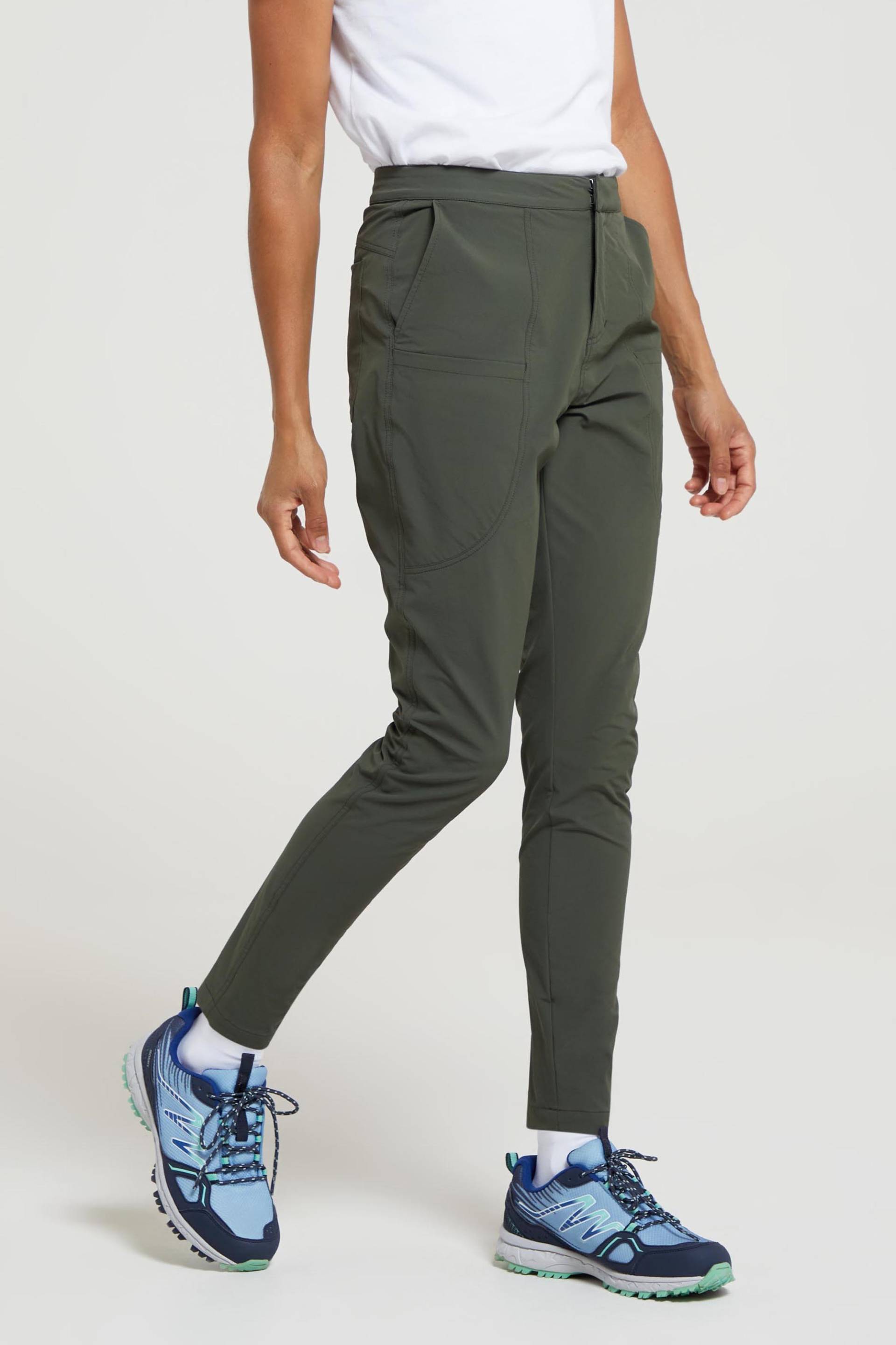 Kesugi Superslim Stretch Damen-Hose - Dunkel-Khaki von Mountain Warehouse