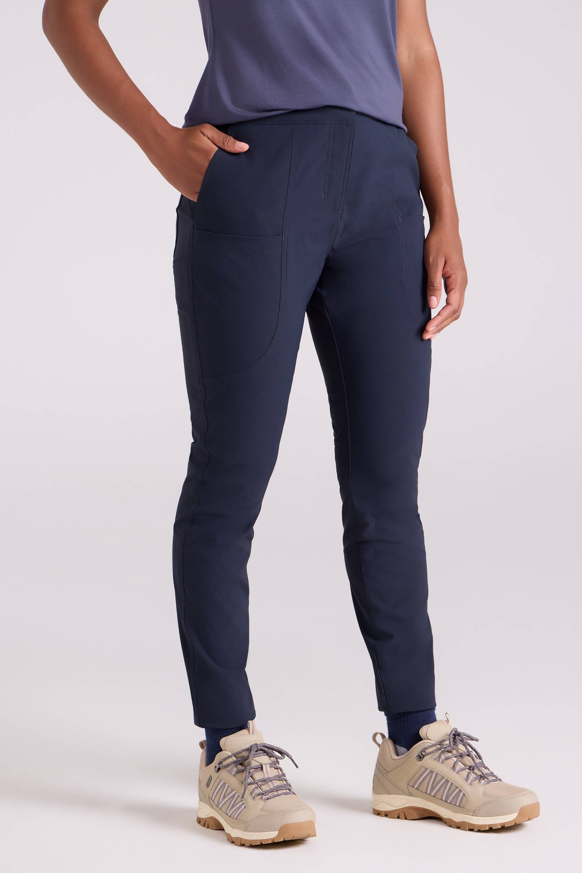 Kesugi Superslim Stretch Damen-Hose - Marineblau von Mountain Warehouse