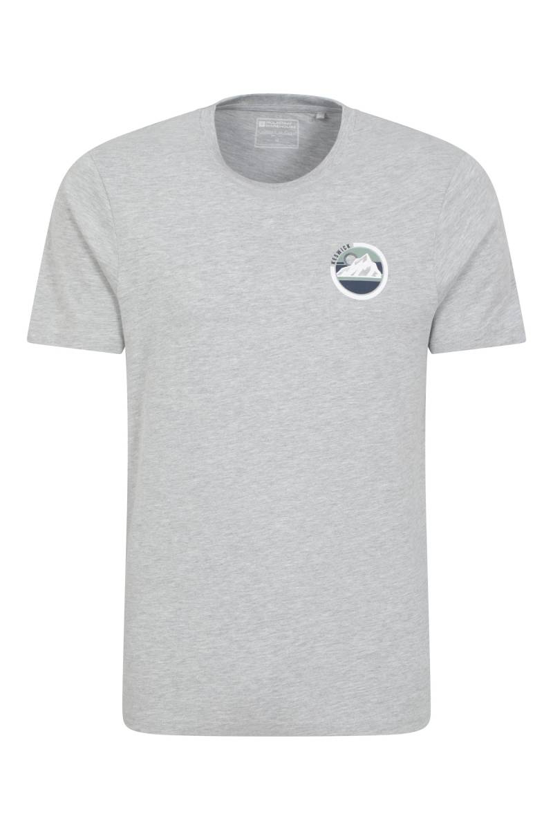 Keswick Mountain Baumwoll Herren T-Shirt - Grau von Mountain Warehouse