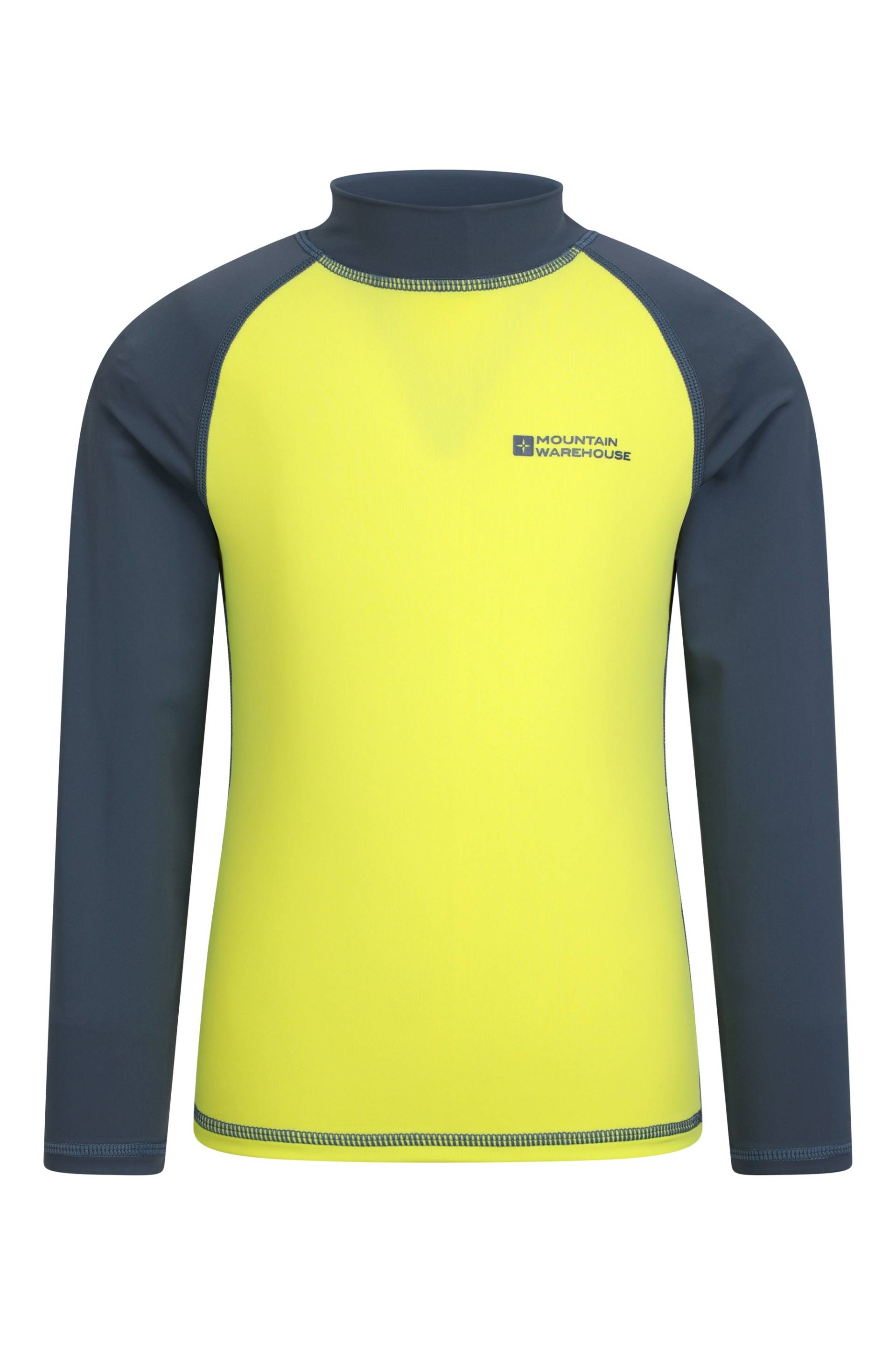 Kinder Langarm Badeshirt - Hell Grau von Mountain Warehouse