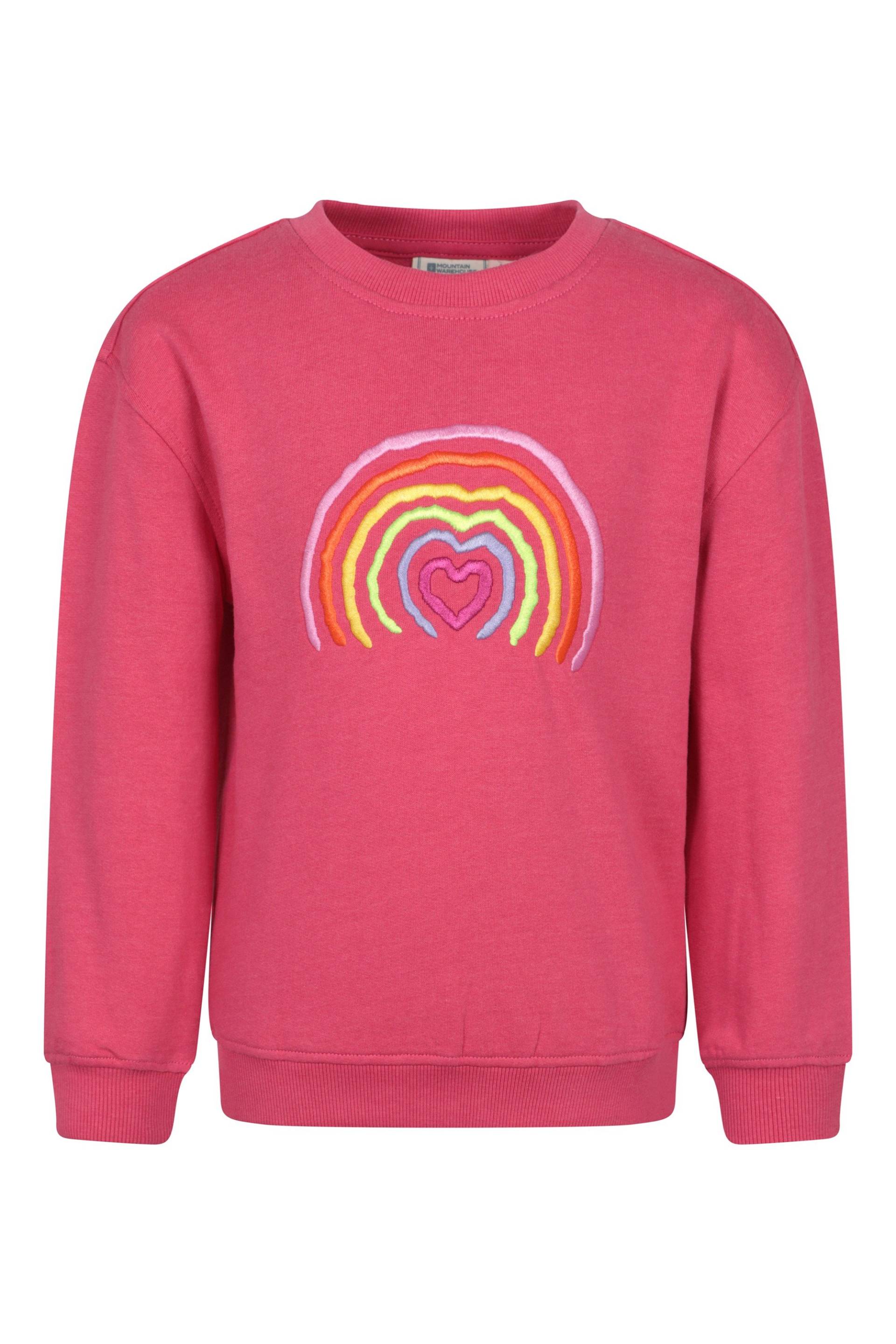 Kinder Rundhals-Sweatshirt - Rosa Kinder Rundhals-Sweatshirt - Rosa von Mountain Warehouse
