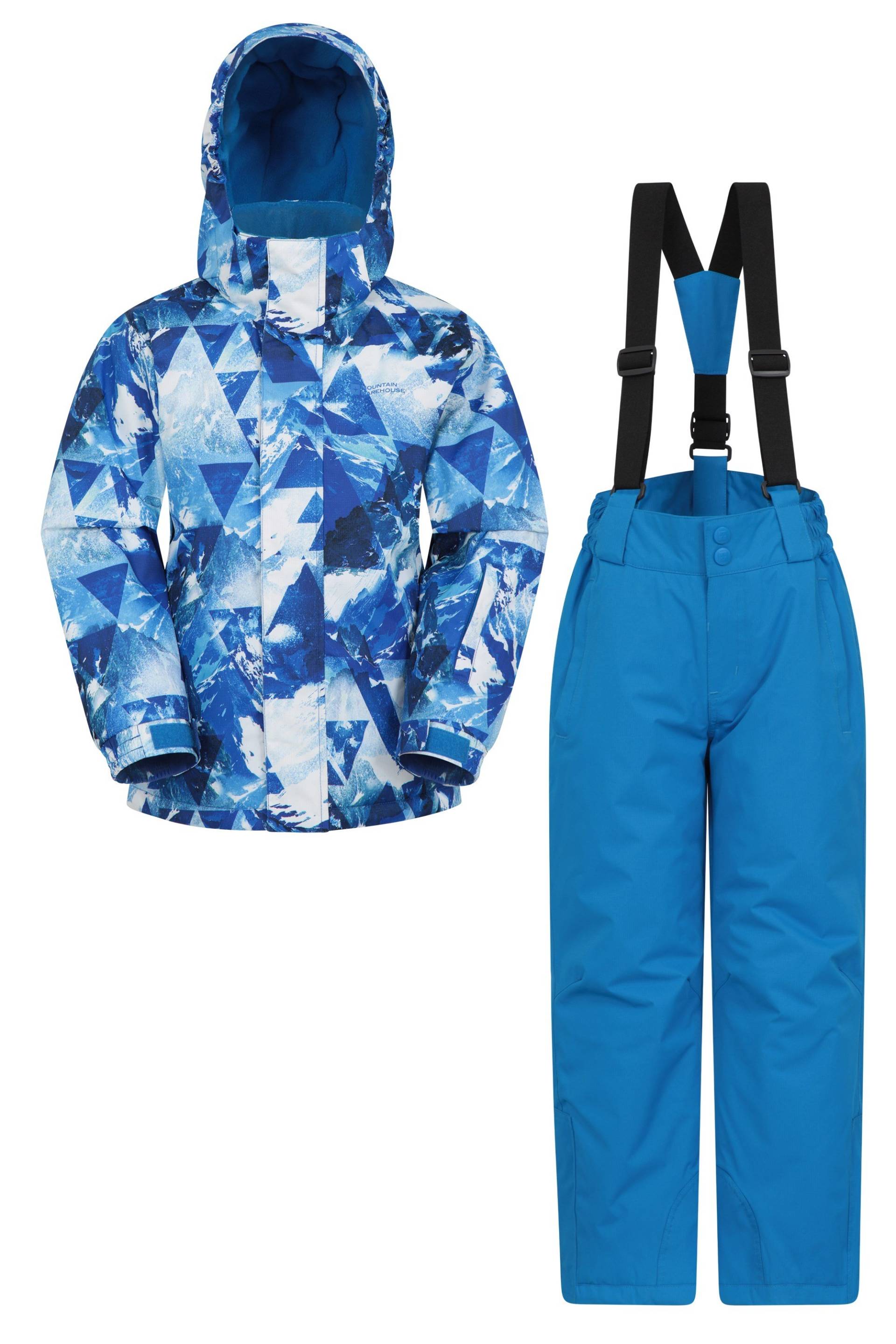Kinder Skijacke & -hosen Set - Blau Kinder Skijacke & -hosen Set - Blau von Mountain Warehouse