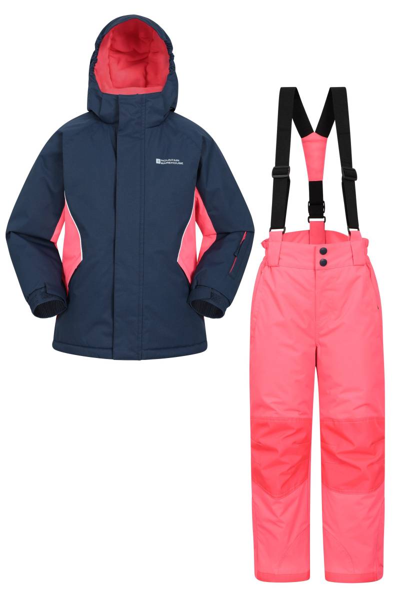 Kinder Skijacke & -hosen Set - Dark Blau von Mountain Warehouse