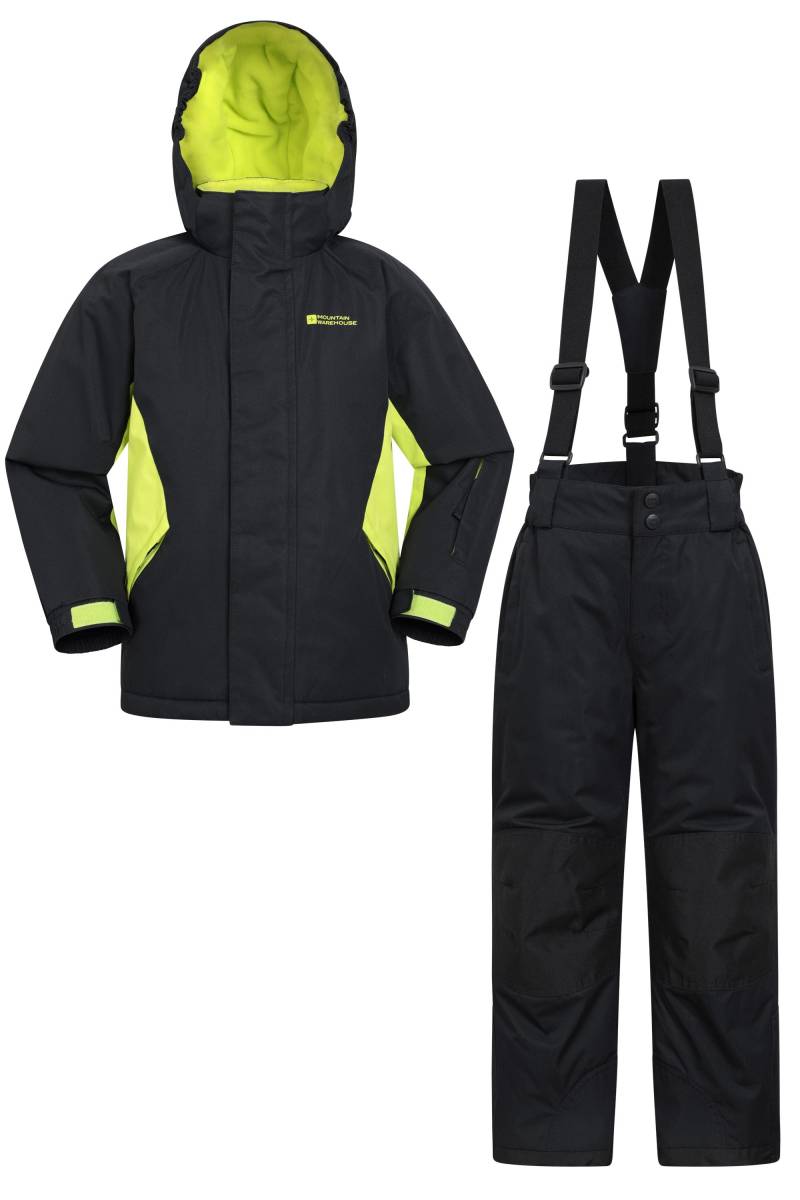 Kinder Skijacke & -hosen Set - Schwarz von Mountain Warehouse