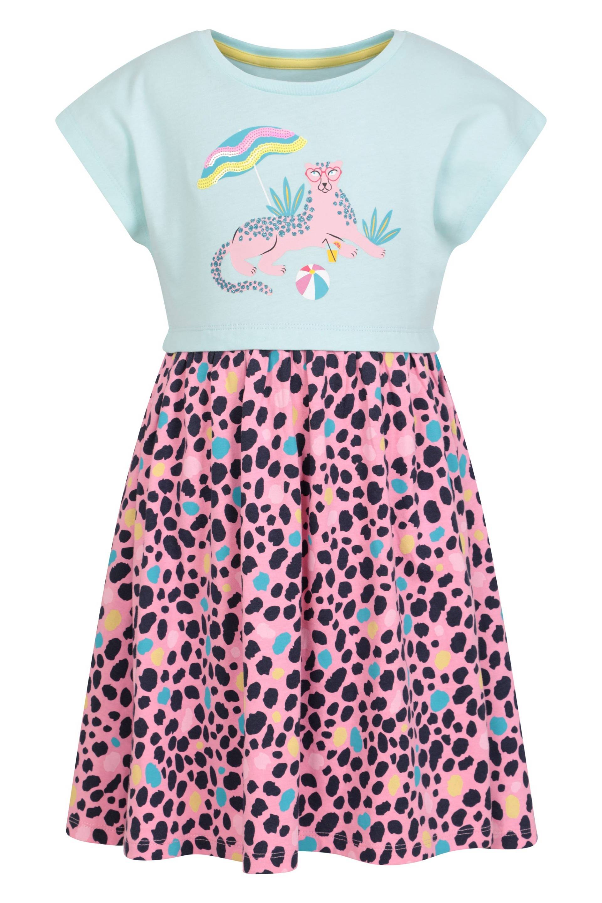 Kleid aus Bio-Baumwolle mit Mohnblumen-Druck für Kinder - von Mountain Warehouse
