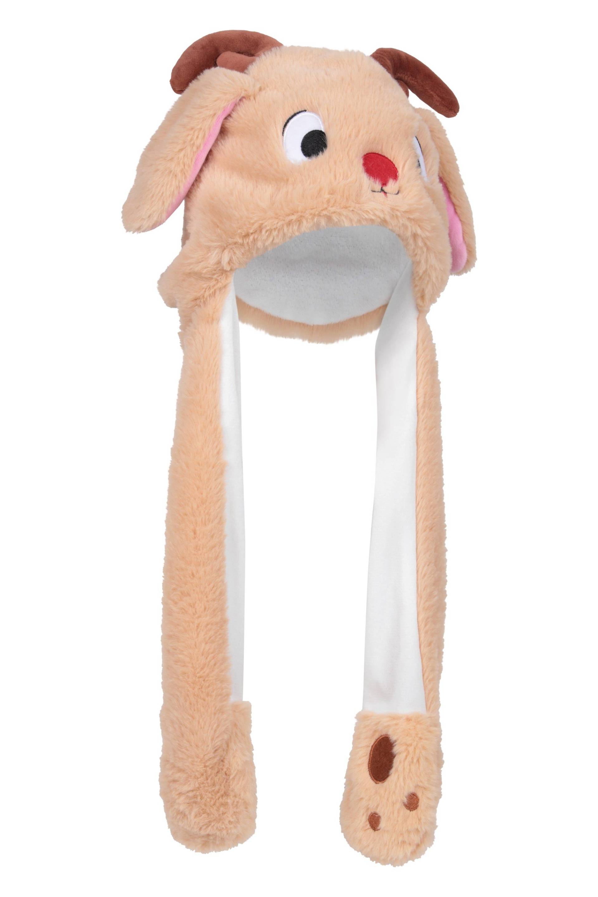 Kuschelige Kinder-Weihnachtsmütze mit Ohren - Braun von Mountain Warehouse