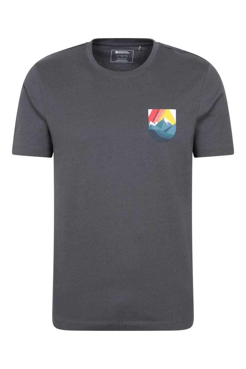 Lake District Kurzarm-T-Shirt für Herren - Grau von Mountain Warehouse