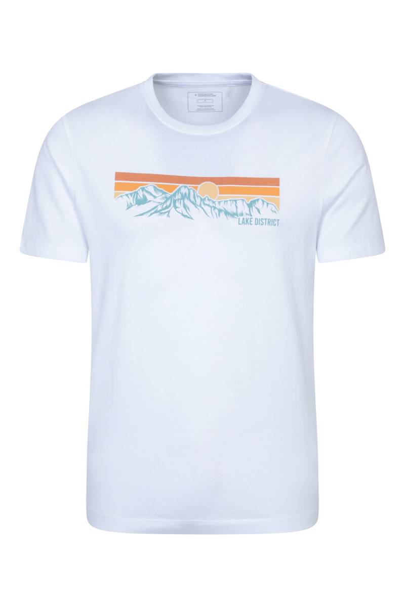 Lake District Kurzarm-T-Shirt für Herren - Weiss von Mountain Warehouse