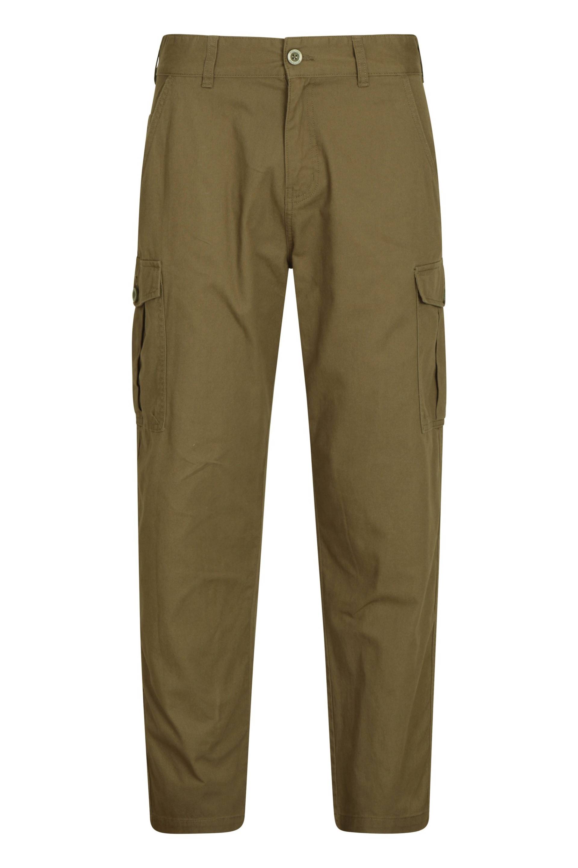Lakeside Herren-Cargohose - kurze Länge - Khaki von Mountain Warehouse