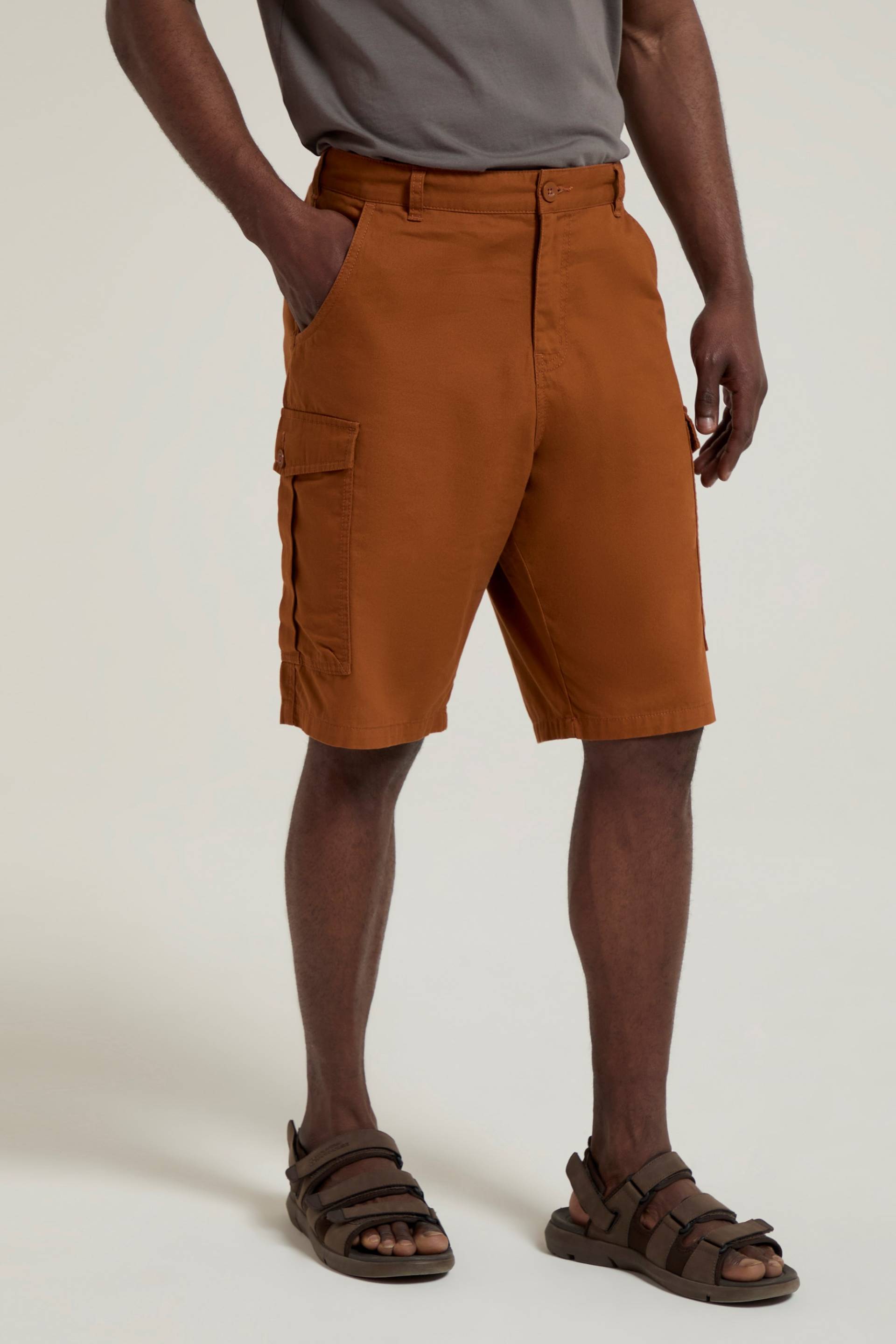 Lakeside Herren-Shorts - Orange von Mountain Warehouse