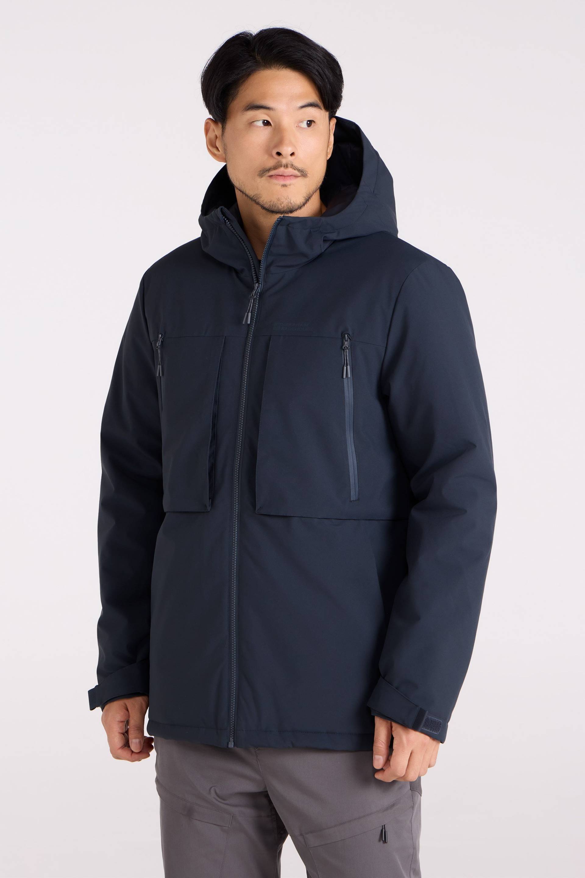 Langdon Wasserdichter Wattierter Herren-Parka - Marineblau Langdon Wasserdichter Wattierter Herren-Parka - Marineblau von Mountain Warehouse