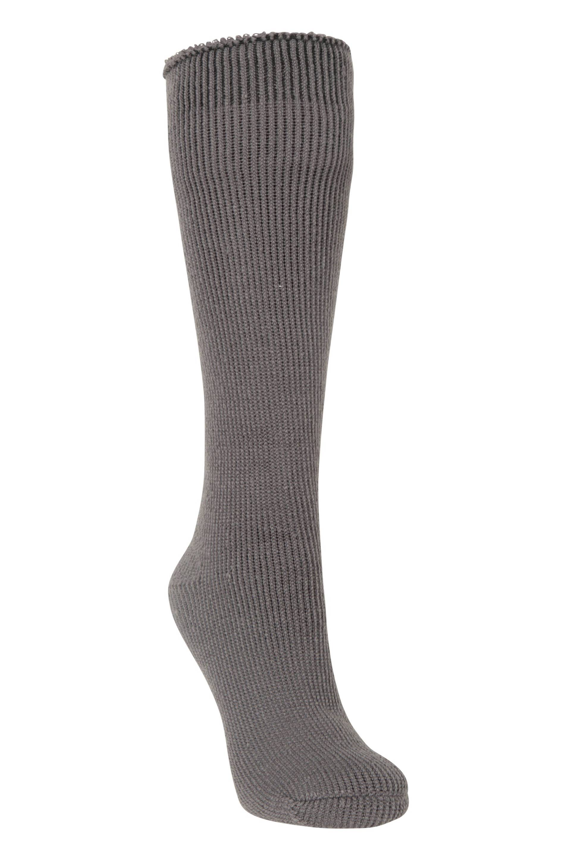 Lange Thermo-Damensocken - Grau von Mountain Warehouse