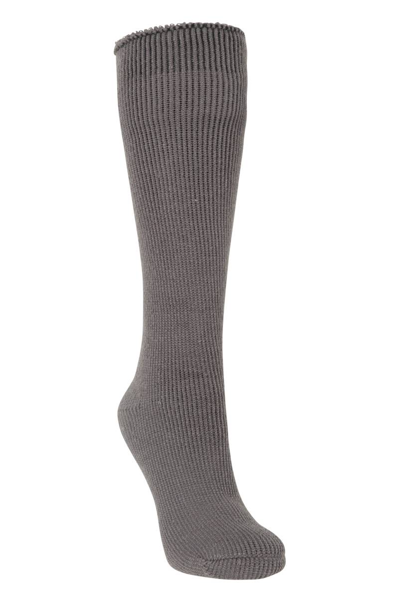 Lange Thermo-Damensocken - Grau von Mountain Warehouse