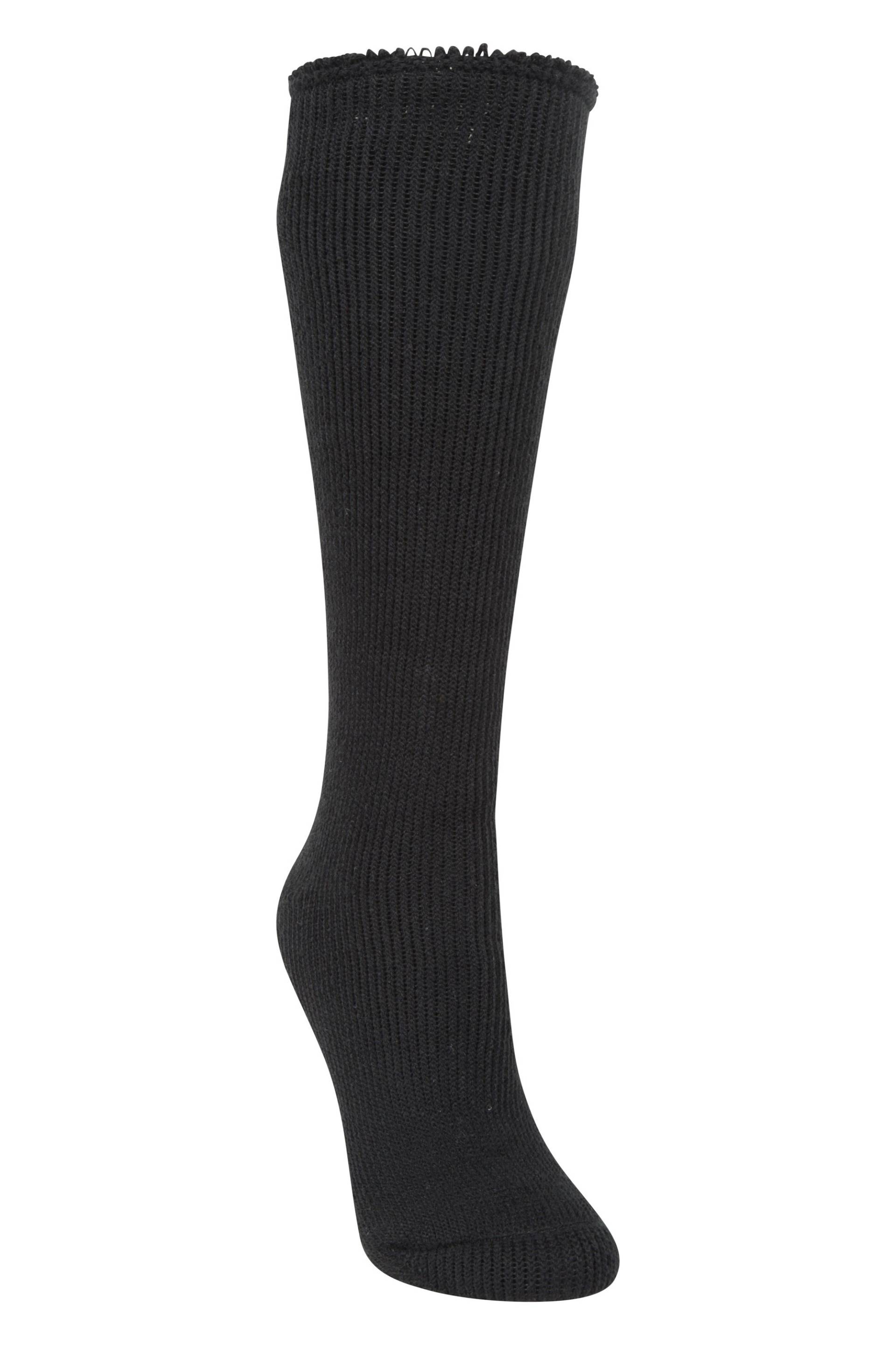 Lange Thermo-Damensocken - Schwarz von Mountain Warehouse