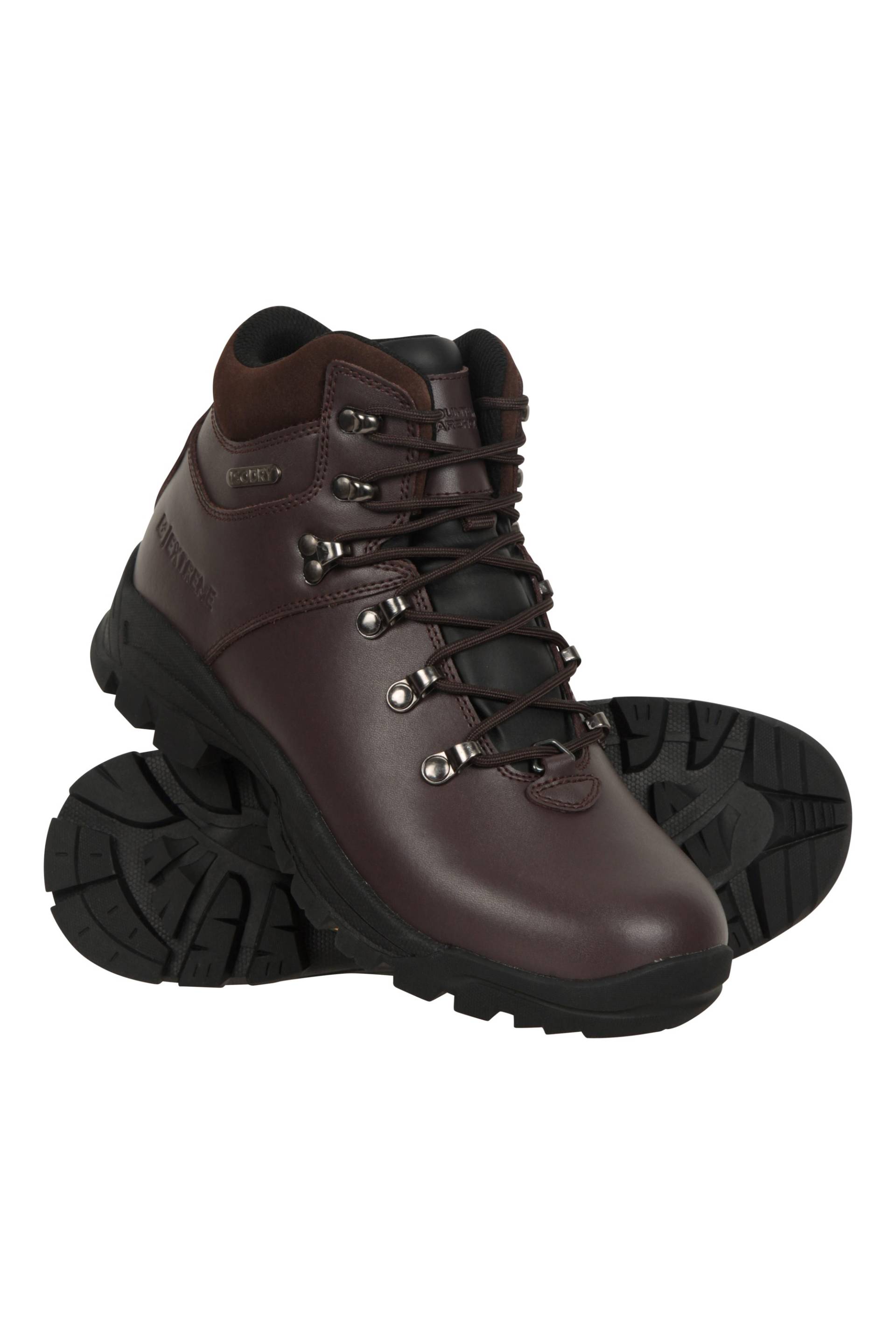 Latitude II Extreme Wasserdichte Damen Leder Wanderstiefel - Braun von Mountain Warehouse