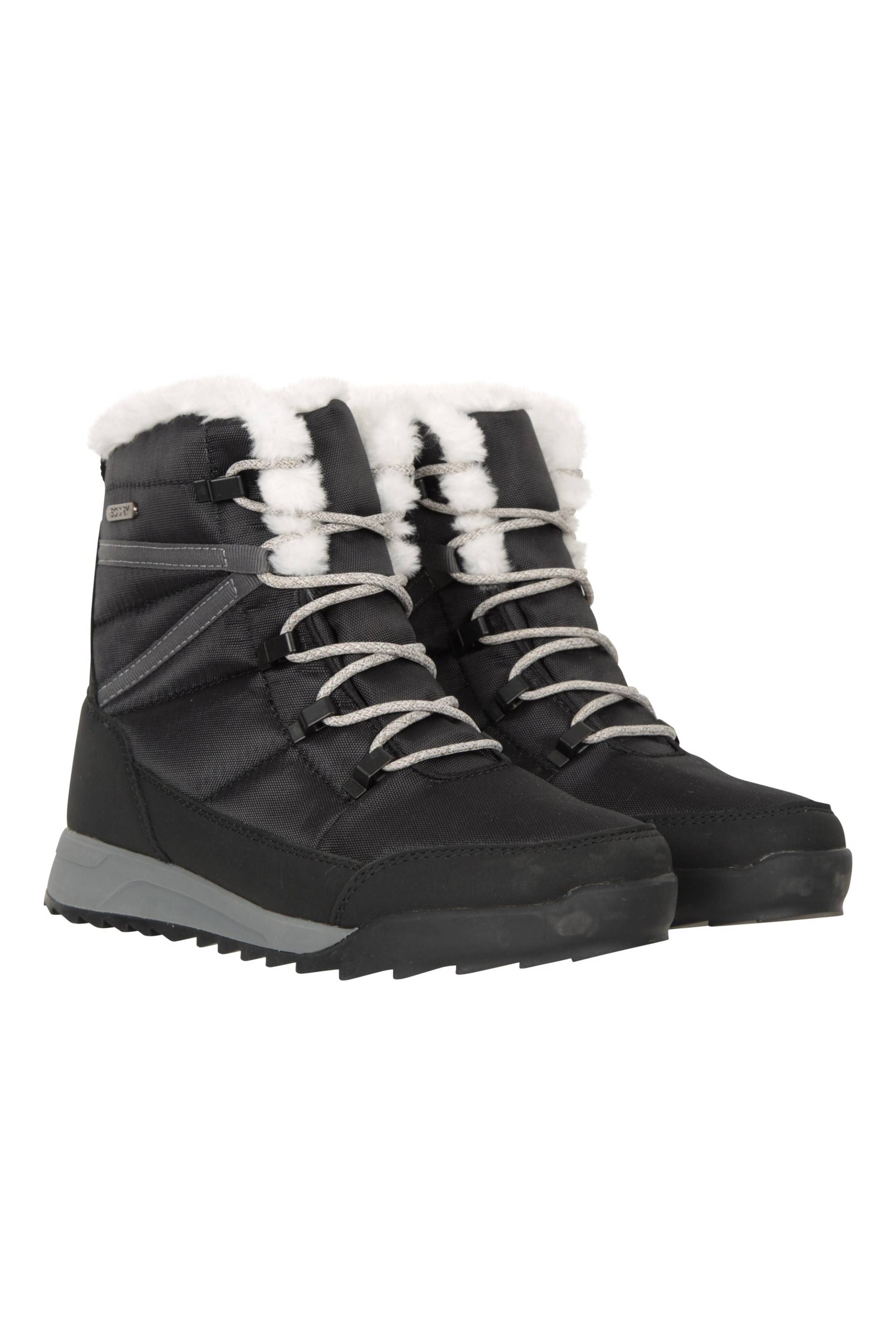 Leisure II Damen-Schneestiefel - Schwarz von Mountain Warehouse