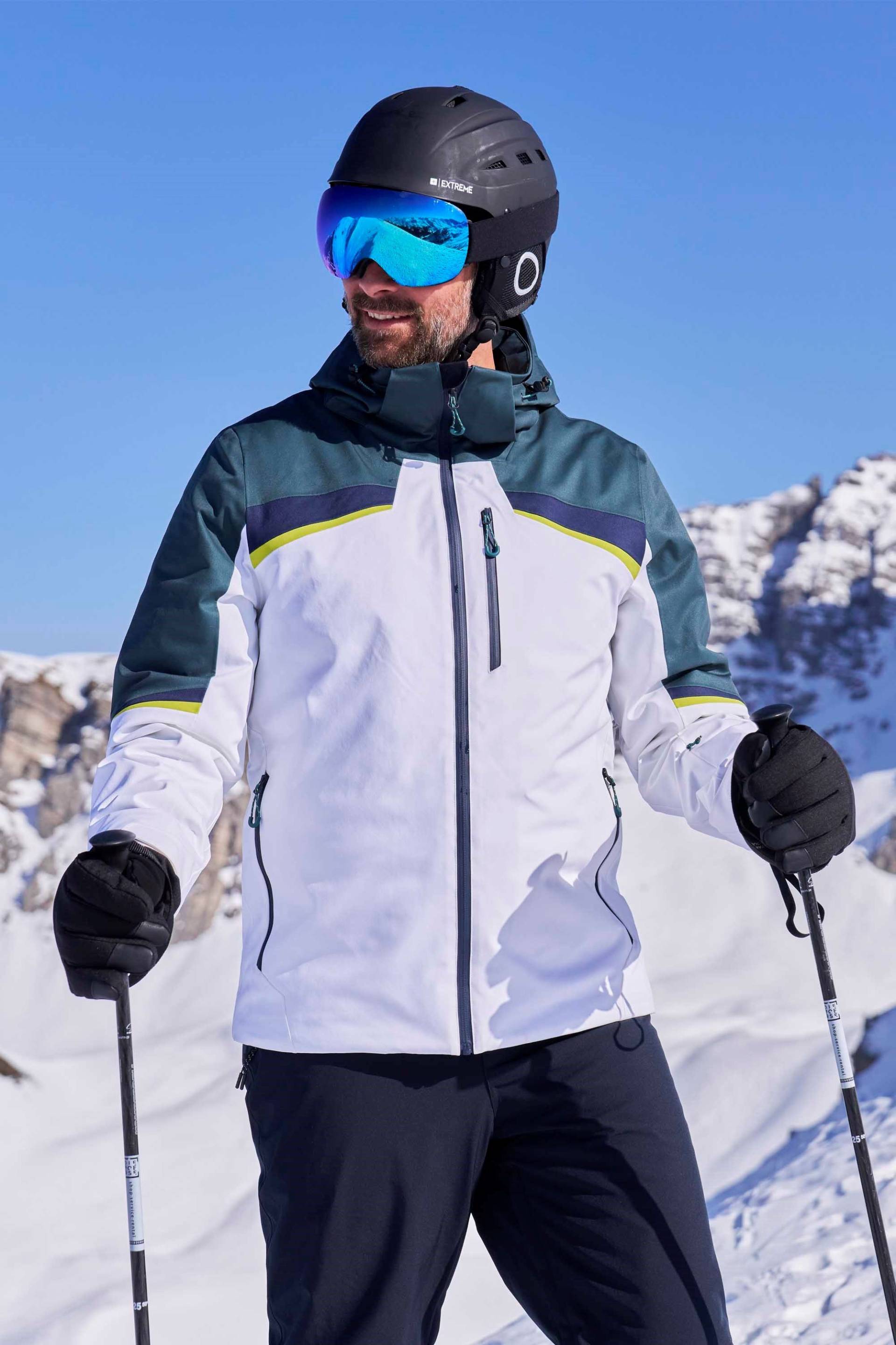 Leo Herren Extreme wasserdichte Skijacke - Dunkel Aquamarin Leo Herren Extreme wasserdichte Skijacke - Dunkel Aquamarin von Mountain Warehouse