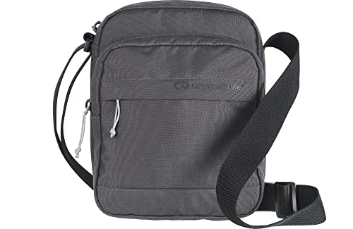 Lifeventure RFiD-Schützte Crossbody-Umhängetasche - Reise-Messenger-Stil Tasche, umweltfreundliches, recycelbares Material (Grau) von Mountain Warehouse