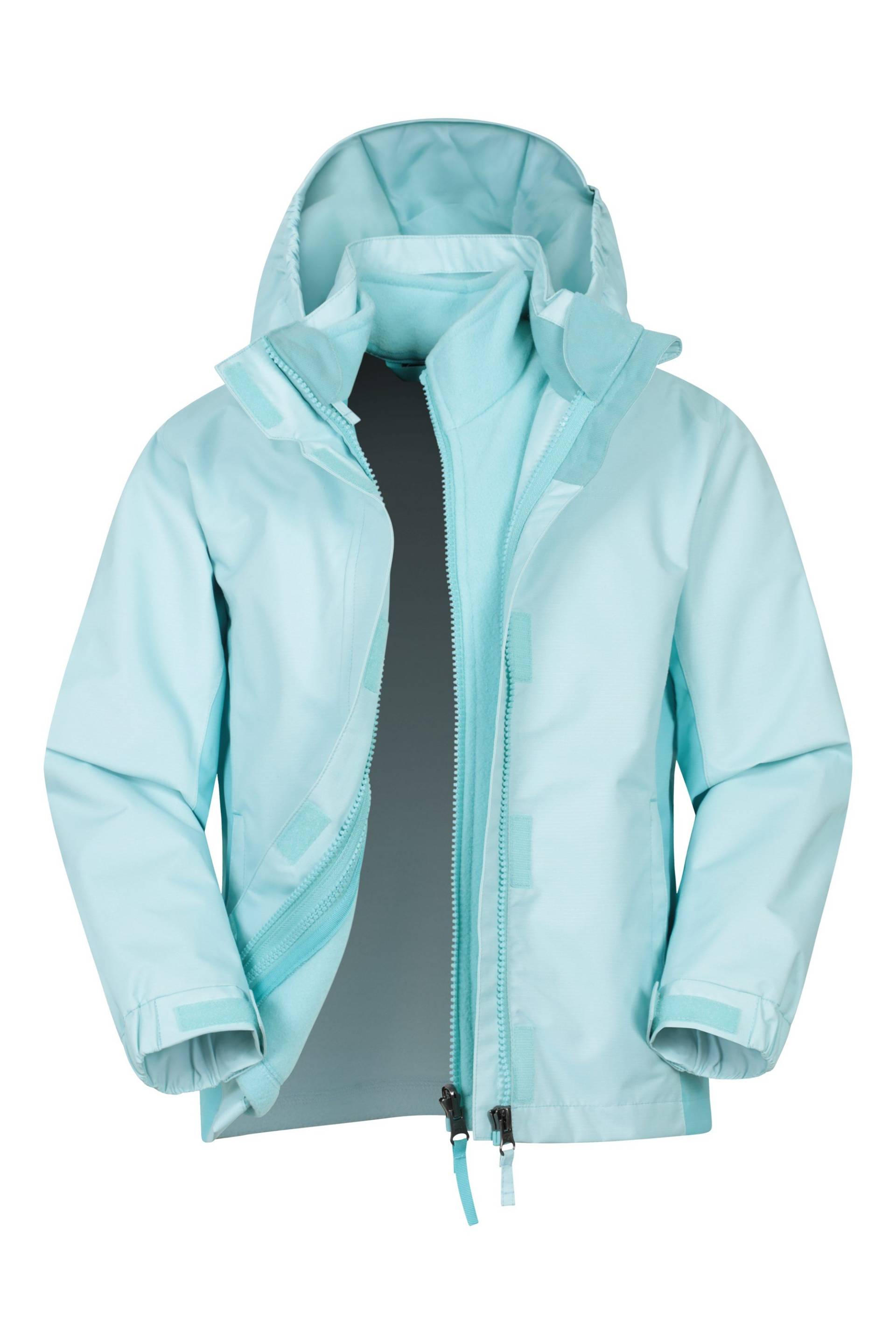 Lightning II wasserdichte 3-in-1-Jacke für Kinder - Aquamarin von Mountain Warehouse
