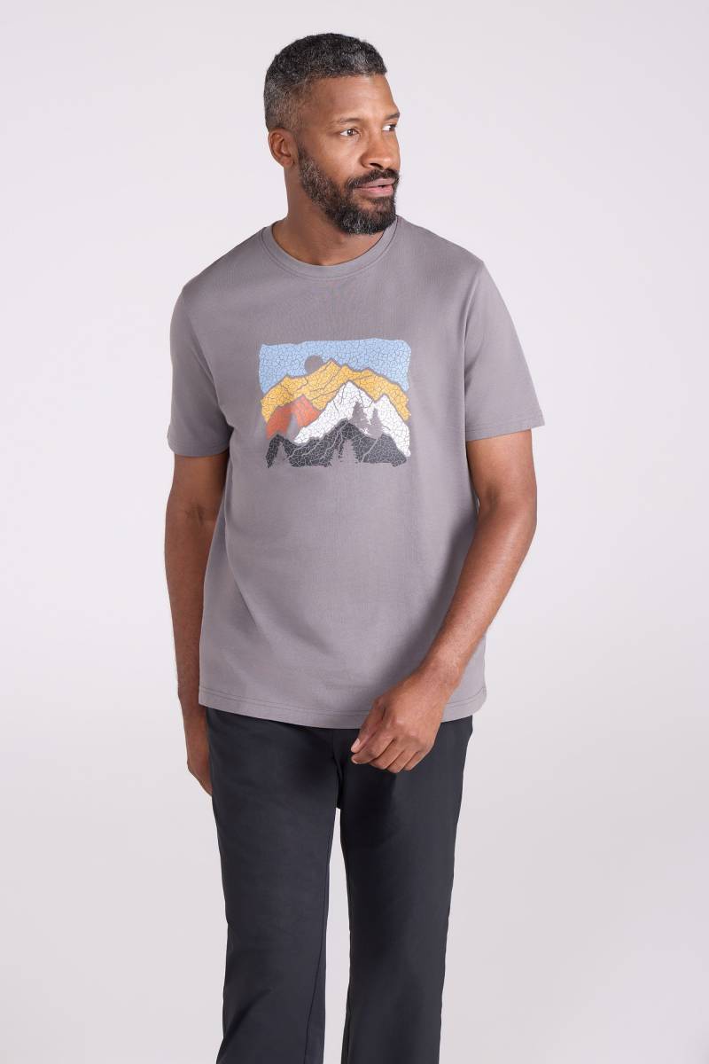 Linear Mountain Herren T-Shirt - Grau von Mountain Warehouse