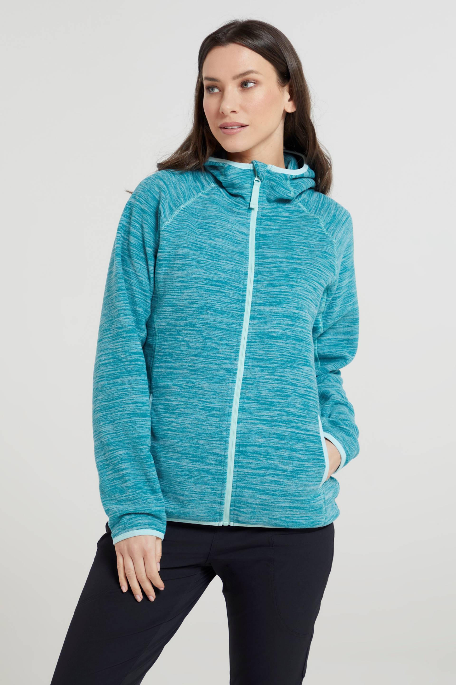 Lleyn Melange II Damen-Fleecejacke - Aquamarin von Mountain Warehouse