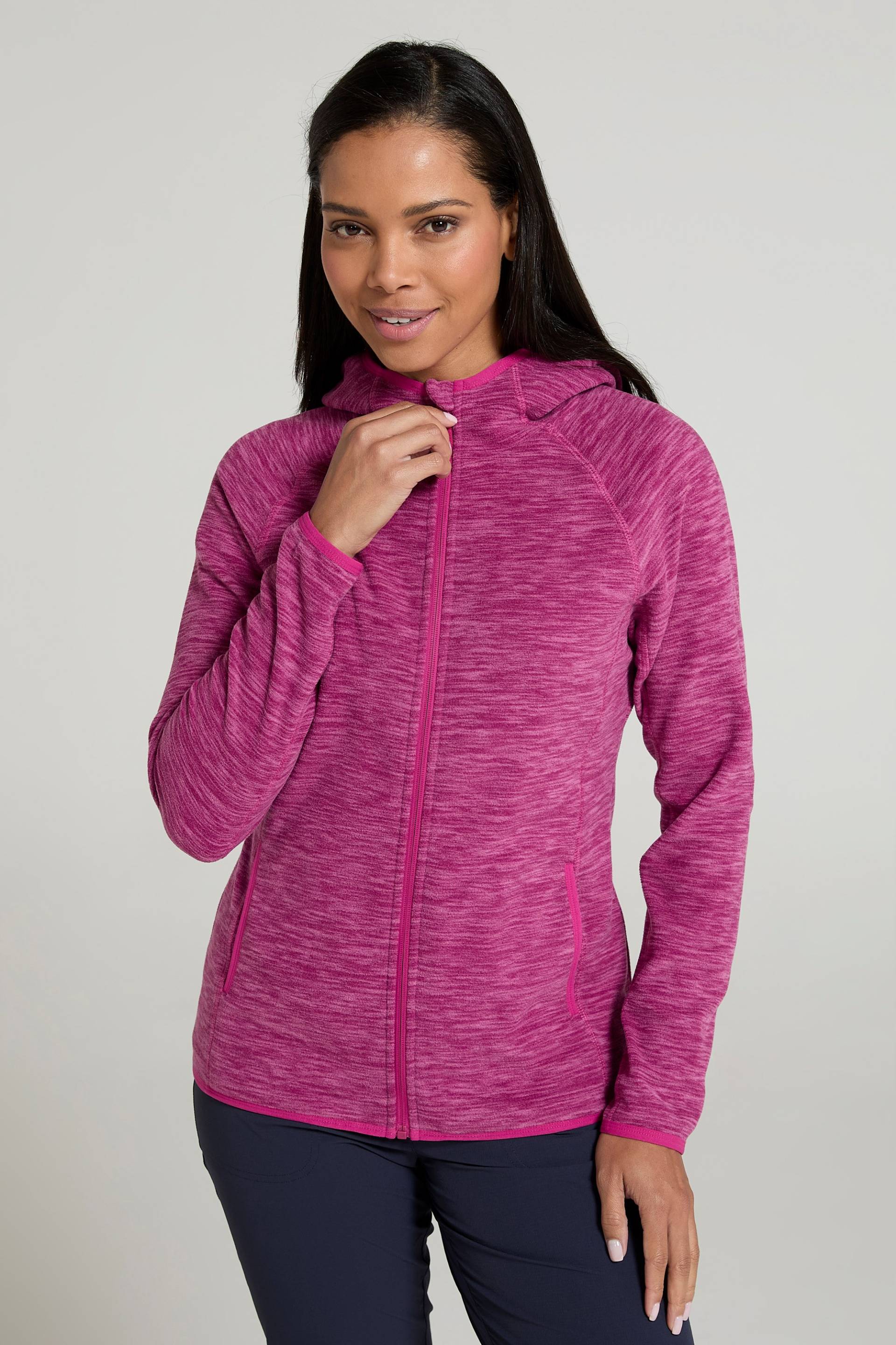 Lleyn Melange II Damen-Fleecejacke - Rosa von Mountain Warehouse