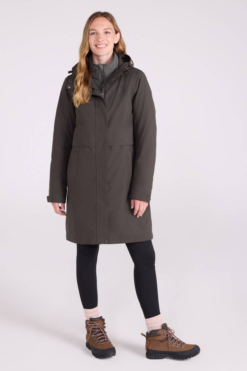 Luna Wasserdichte 3-in-1 Damenjacke - Khaki Luna Wasserdichte 3-in-1 Damenjacke - Khaki von Mountain Warehouse