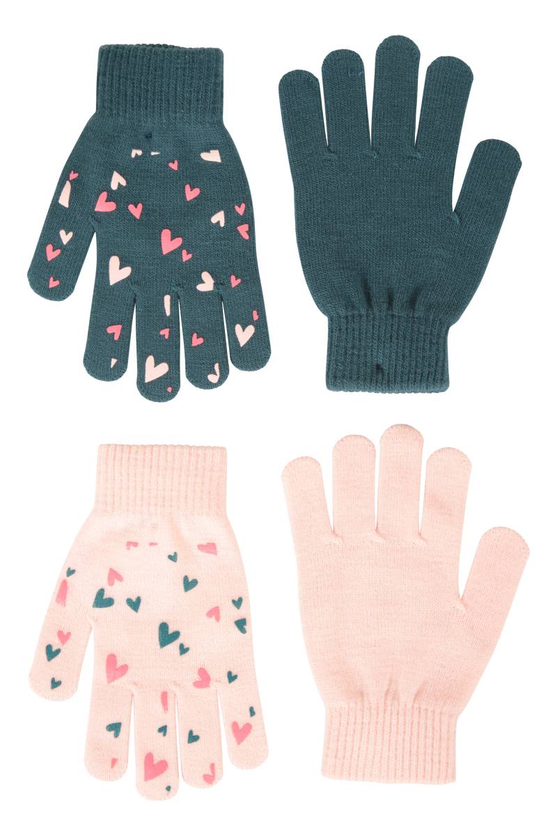 Magic Grippi Kinderhandschuhe - 2er Pack - Rosa von Mountain Warehouse