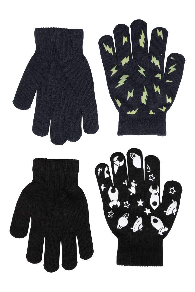 Magic Grippi Kinderhandschuhe - 2er Pack - Schwarz von Mountain Warehouse