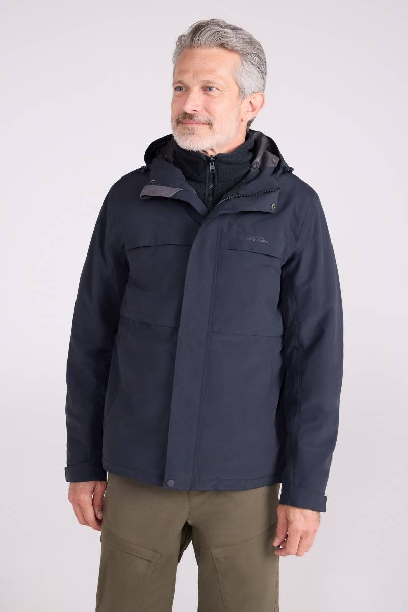 Maple 3-in-1-Wasserdichte Jacke - Marineblau Maple 3-in-1-Wasserdichte Jacke - Marineblau von Mountain Warehouse