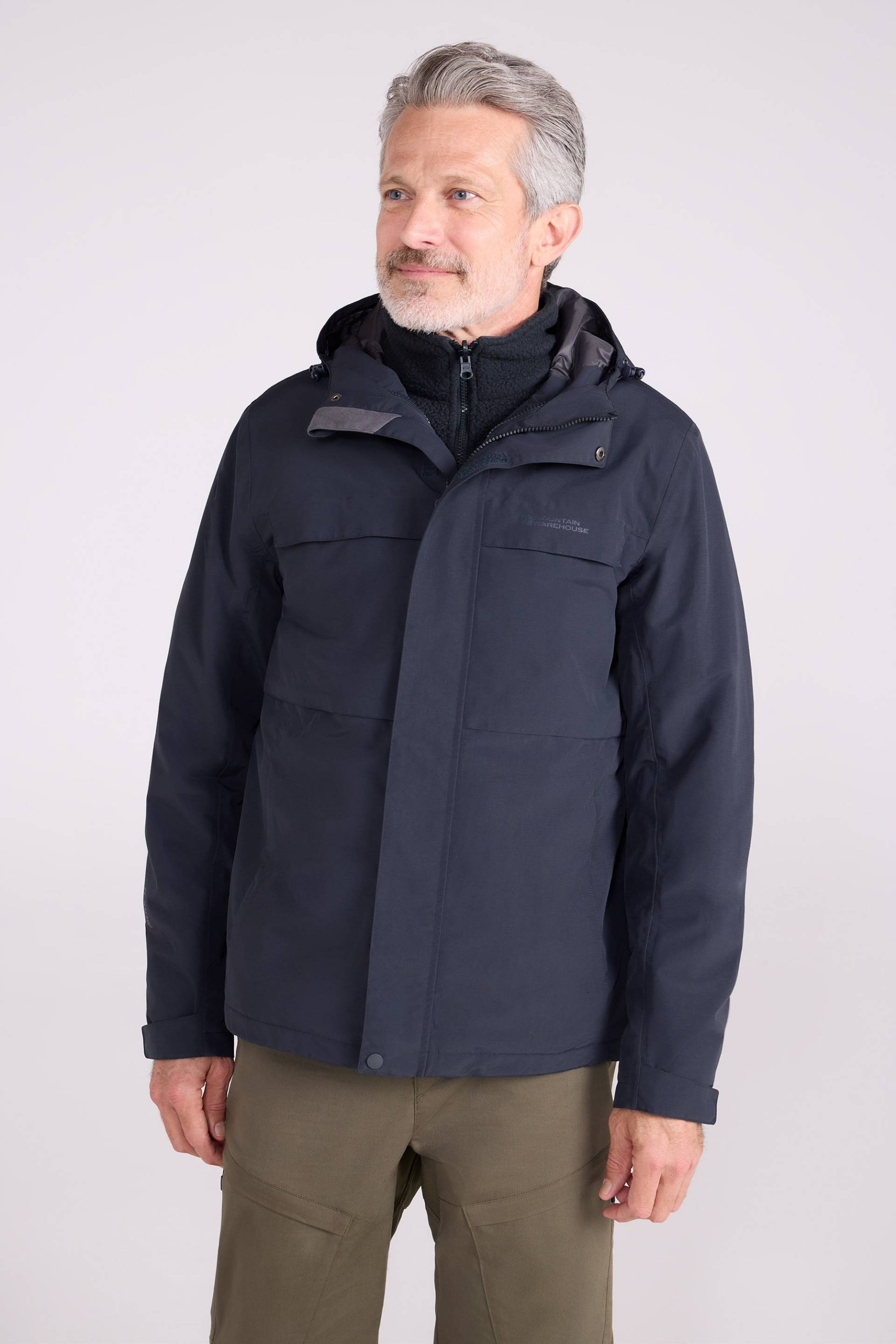 Maple 3-in-1-Wasserdichte Jacke - Marineblau Maple 3-in-1-Wasserdichte Jacke - Marineblau von Mountain Warehouse
