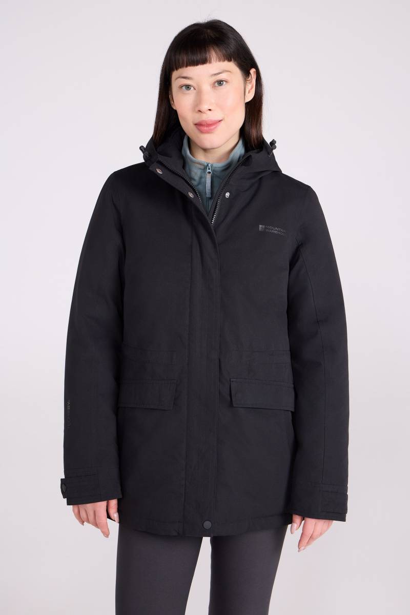 Maple Wasserdichte Damen Steppjacke - Schwarz von Mountain Warehouse