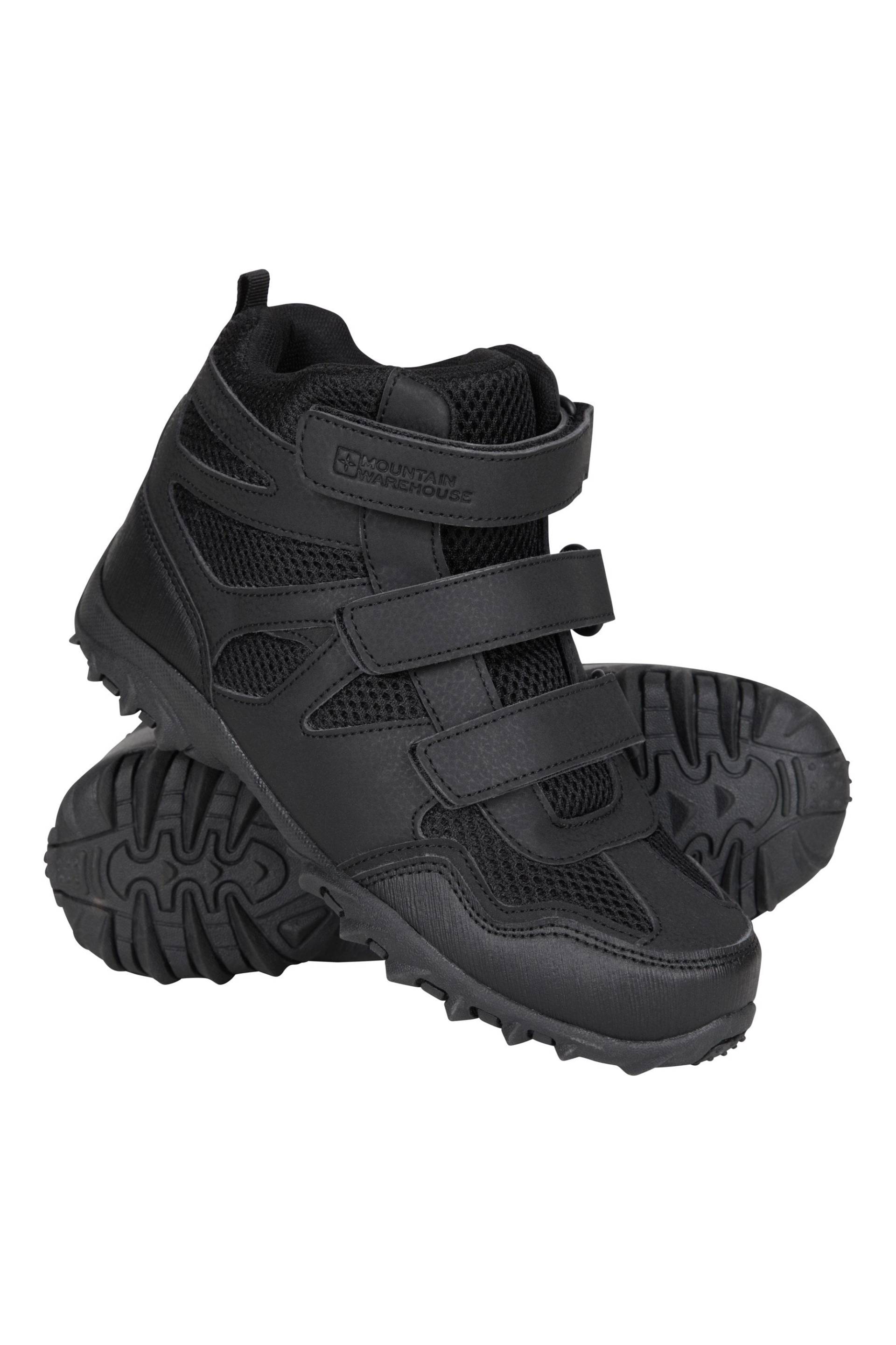 Mars Kids Non-Marking Adaptive Freizeitstiefel - Schwarz von Mountain Warehouse