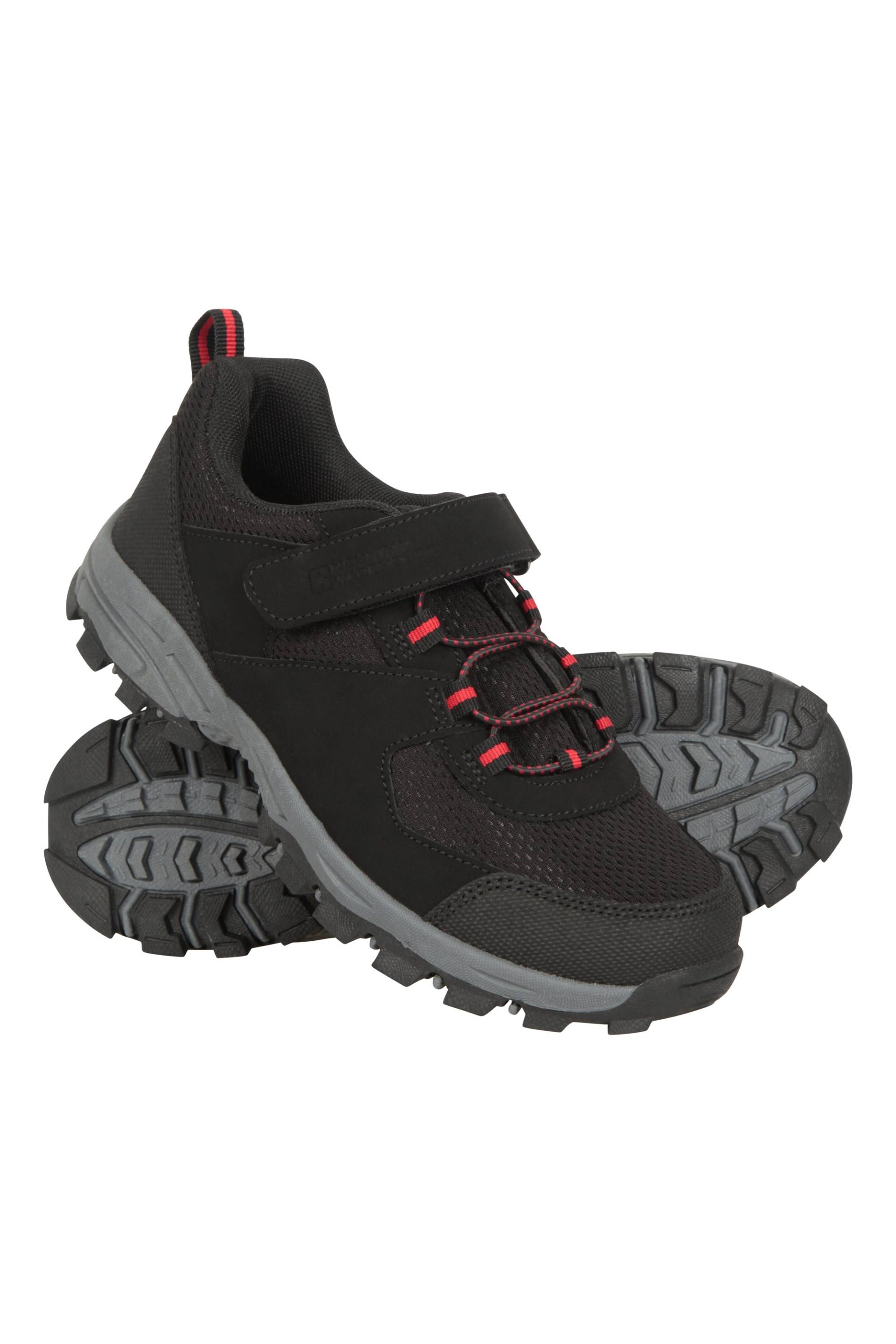 McLeod Kinder Outdoor-Wanderschuhe - Schwarz von Mountain Warehouse