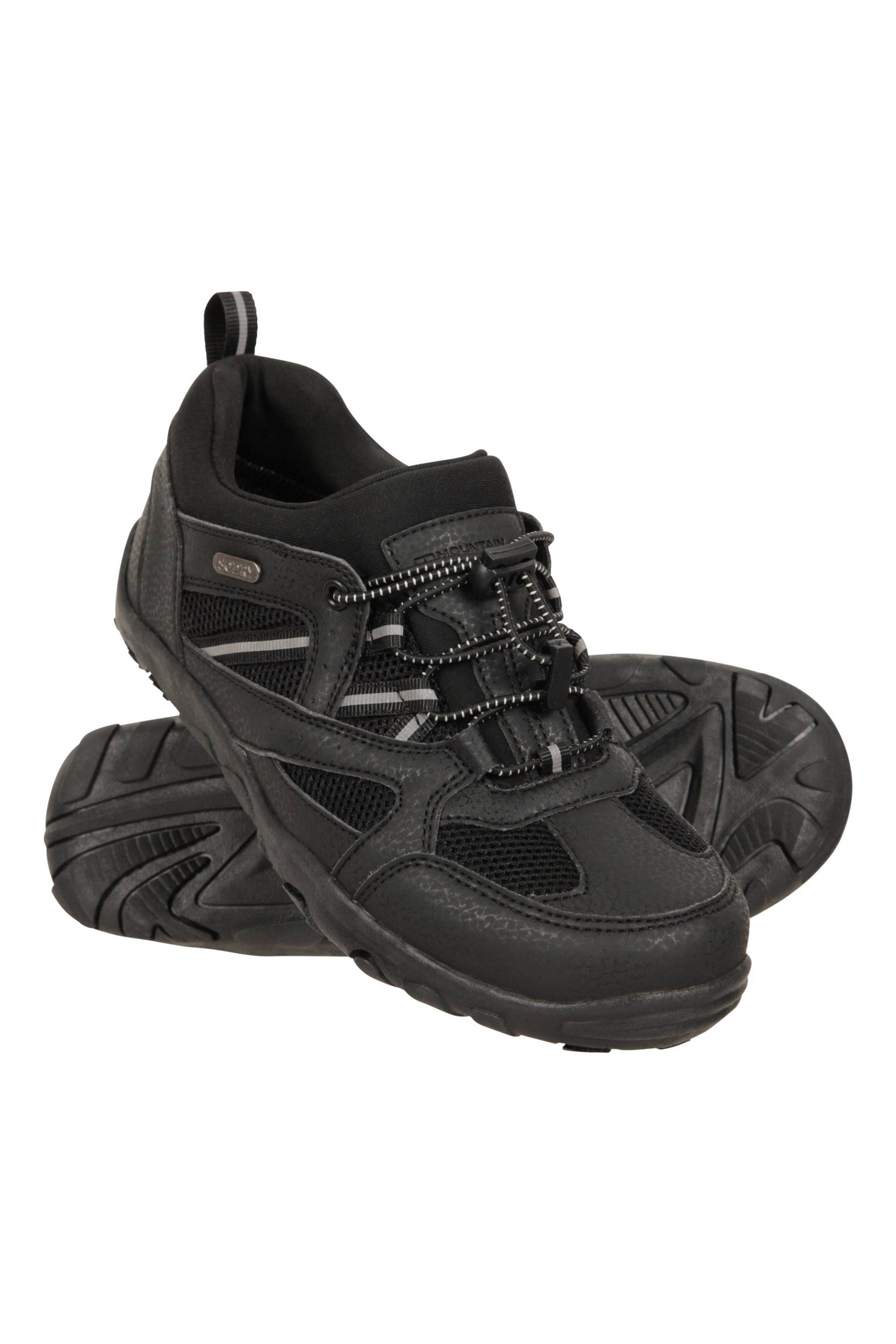 Meander Wasserdichte Wanderschuhe für Kinder - Schwarz Meander Wasserdichte Wanderschuhe für Kinder - Schwarz von Mountain Warehouse