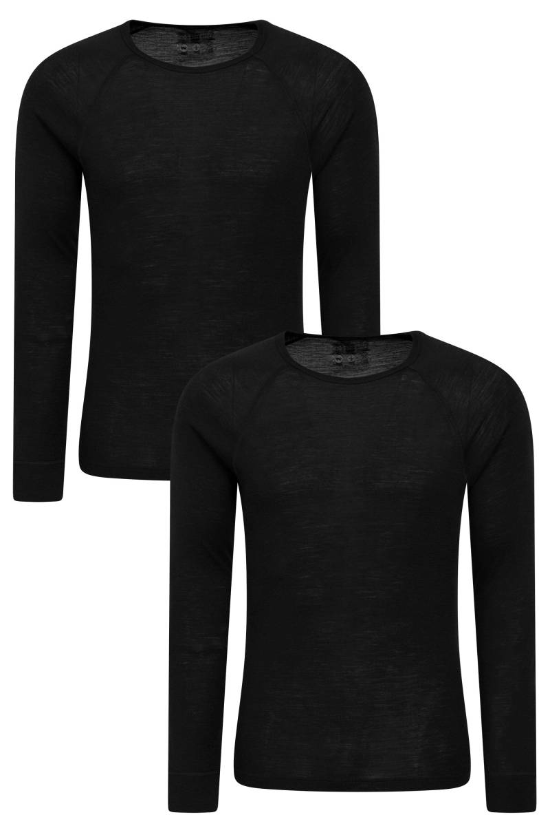 Merino Baselayer Top für Herren, Multipack - Schwarz Merino Baselayer Top für Herren, Multipack - Schwarz von Mountain Warehouse