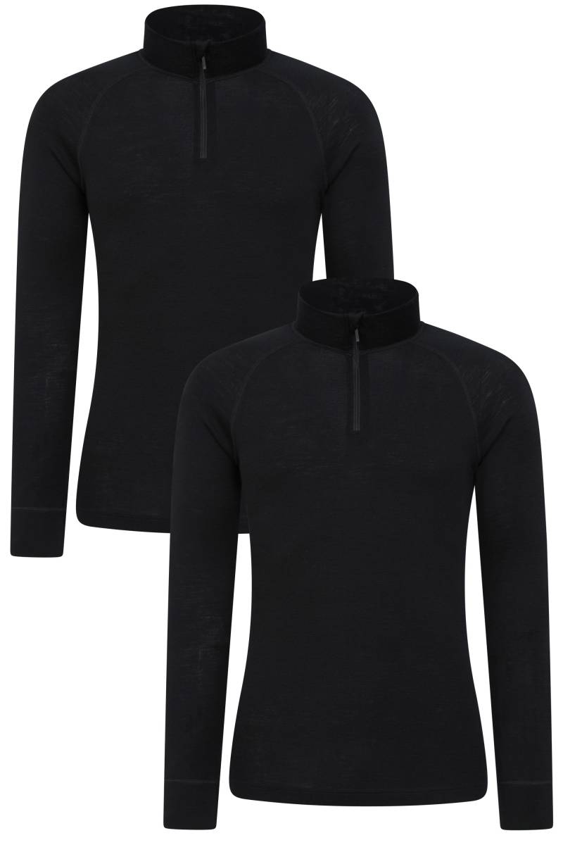 Merino Herren Baselayer Top - Multipack - Schwarz Merino Herren Baselayer Top - Multipack - Schwarz von Mountain Warehouse