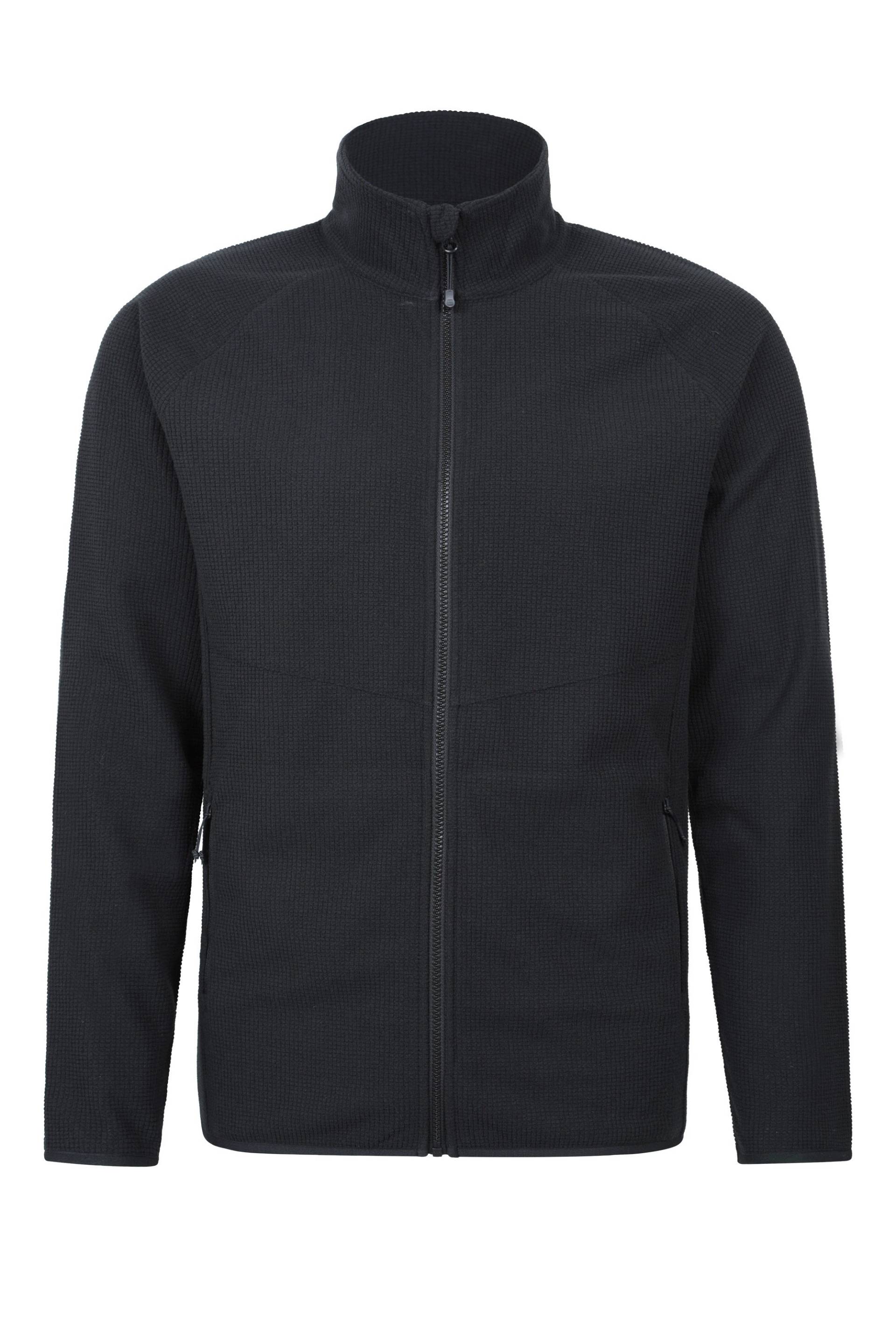 Milburn Herren Fleece mit Reißverschluss - Schwarz Milburn Herren Fleece mit Reißverschluss - Schwarz von Mountain Warehouse